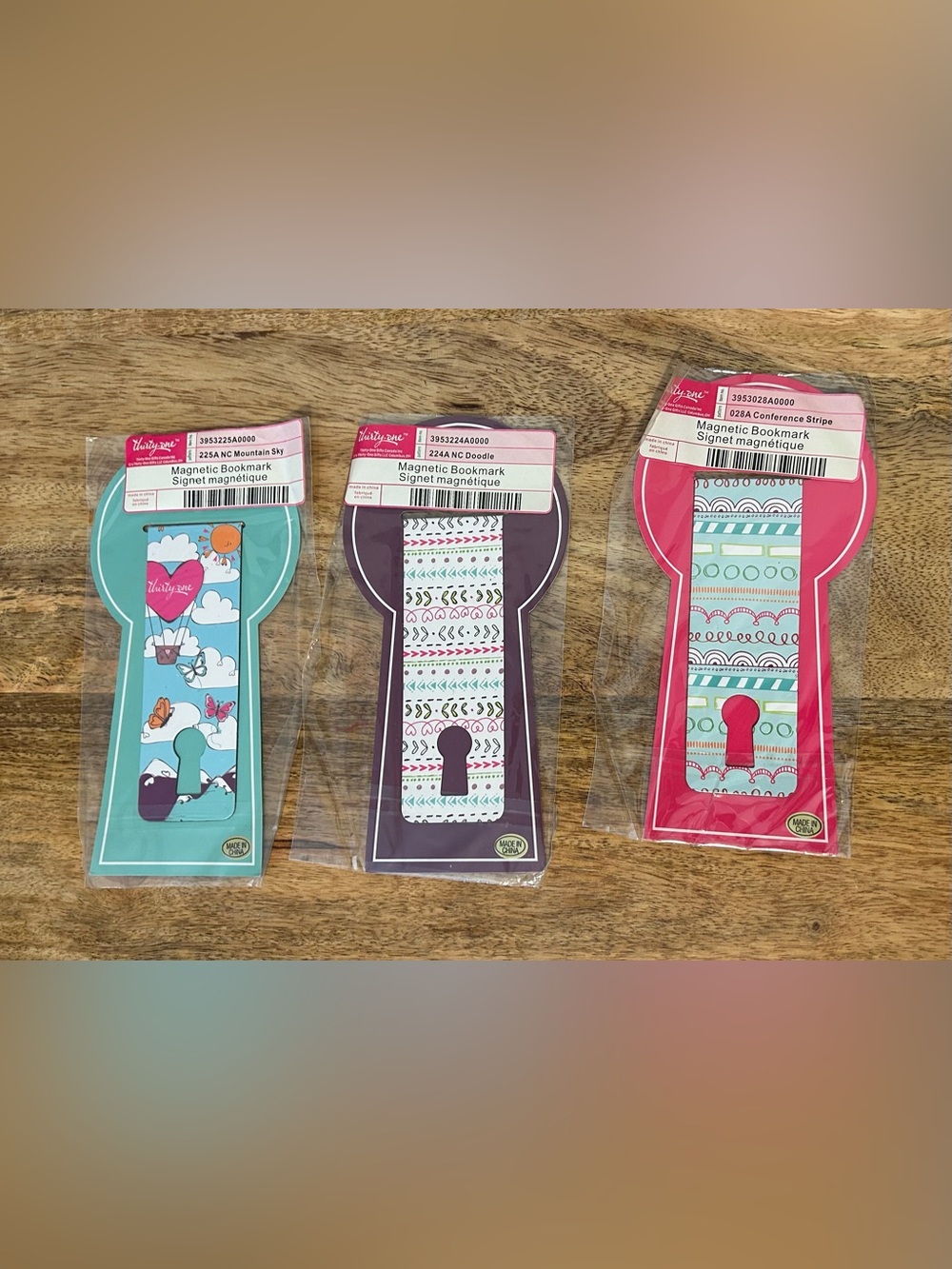Thirty-One Magnetic Bookmarks Lot of 3